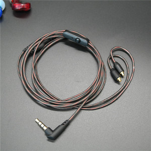 Cable de repuesto para auriculares Shure Se215 315 425 535 846 Ue900 con micrófono, cable de audio de nailon - Product Image 5