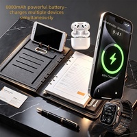 Coffret Cadeau d'Affaires Certifié 3C avec Batterie Externe Portable 4-en-1 Intégrée, Stylo, Clé USB – Boîte Cadeau Personnalisée Haut de Gamme pour