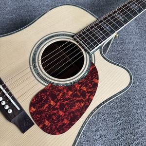 Cutaway Martn D45 Wholesale 41-Inch Handmade 6s Acoustic Guitar <b>Top</b> Solid Spruce B&S Fast Ship - Product Image 2