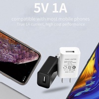 Chargeur de téléphone portable à prix réduit Cantell Adaptateur secteur USB EU US Chargeur mural USB 5V 1A
