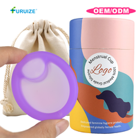 Disque menstruel Furuize OEM personnalisé, en silicone de qualité médicale, réutilisable, fabricant de disques menstruels, trois tailles, disque menstruel souple