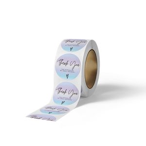 Adesivi di ringraziamento per etichette adesive in vinile olografico etichette adesive per piccole imprese - Product Image 3