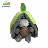 Peluches électroniques douces et apaisantes pour bébé, personnalisées, mignonnes, lumineuses, musicales et respirantes