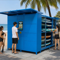 Distributeur automatique de paddleboards, système de partage de SUP, station de location intelligente de paddleboards