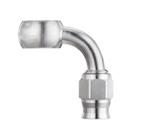 Raccord de boulon banjo poli en acier inoxydable pour conduites de frein - Connecteur de ligne de frein à joint banjo simple/double pour systèmes de freinage automobiles