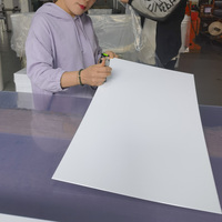 Feuille de PVC blanche, feuille de plastique rigide pour l'emballage sous blister et le thermoformage