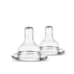 Bouteille d'alimentation pour bébé sans BPA, sans PVC, écologique, non toxique, réutilisable, à col large, en silicone, type arc, sans poignée, pour bébés de 0 à 12 mois - Product Image 2