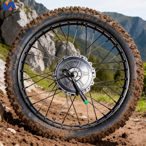 Nouvelle roue moteur GT2000 avec pneu pour accessoires de vélo électrique 24*2.0 pouces, moteur de pneu large pour vélo électrique Ouxi GT2000 - Product Image 4