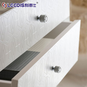 LCCDIS Wardrobe Door Handle Diamond Single Hole Glass Zinc Alloy Drawer Cabinet Hardware Non Detachable Door Mount - Product Image 1