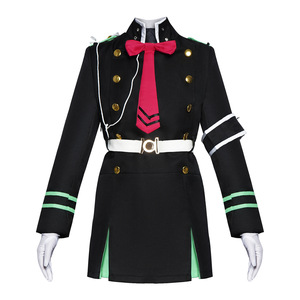 Costume de cosplay Shinoa Hiiragi, ensemble uniforme de l'armée impériale des démons, tenue de jeu de rôle anime, printemps 2024 - Product Image 4
