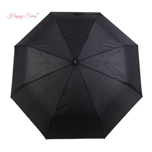 <span class=keywords><strong>Parapluie</strong></span> pour <span class=keywords><strong>homme</strong></span> de la <span class=keywords><strong>marque</strong></span> Happy Swan, vente en gros, poignée en caoutchouc, crochet incurvé, pliable, noir - Product Image 4