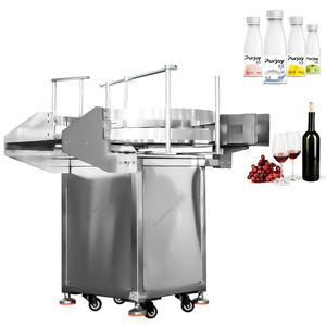 Mesa giratoria de acumulación de alta velocidad de acero inoxidable 304 para desenredado y carga de botellas redondas - Product Image 2