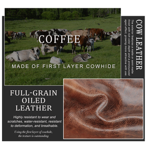 Cartera de Cuero de Grano Completo Aceitado para <span class=keywords><strong>Hombre</strong></span>, con Bloqueo RFID, Cierre de Cremallera, Diseño de Bolsillo para Jeans, Gran Capacidad, Compatible con Teléfonos de 6.9 Pulgadas - Product Image 2