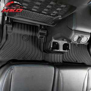 Tapis de sol pour Jeep Wrangler 4xe 2021-2025, toutes saisons, 3D moulés, antidérapants, en TPE, imperméables - Product Image 6