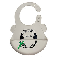 Bavoir d'alimentation en silicone imperméable pour bébés et tout-petits, sans BPA, durable et réglable, bavoirs en silicone pour bébés