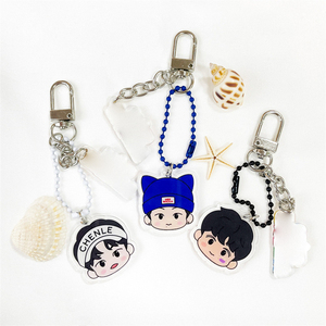 Spot NT Dream Candy Cartoon Members Double-Sided PVC Acrylic UV Printed Key Chain Pendant Star Periphery - Product Image 2