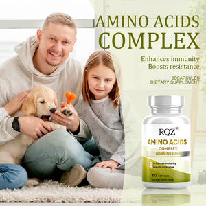 Complexe d'acides aminés pour adultes en gros, capsules de 2000 mg, 60 pièces |   Complément alimentaire pour soutenir la résistance immunitaire, 2 capsules par portion - Product Image 2