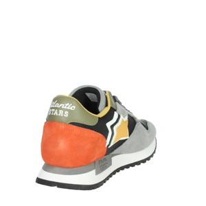 Sneakers basse Drac-01-D06 classica in tomaia in pelle di mucca grigia/nera con soletta in vera pelle morbida e confortevole - Product Image 3