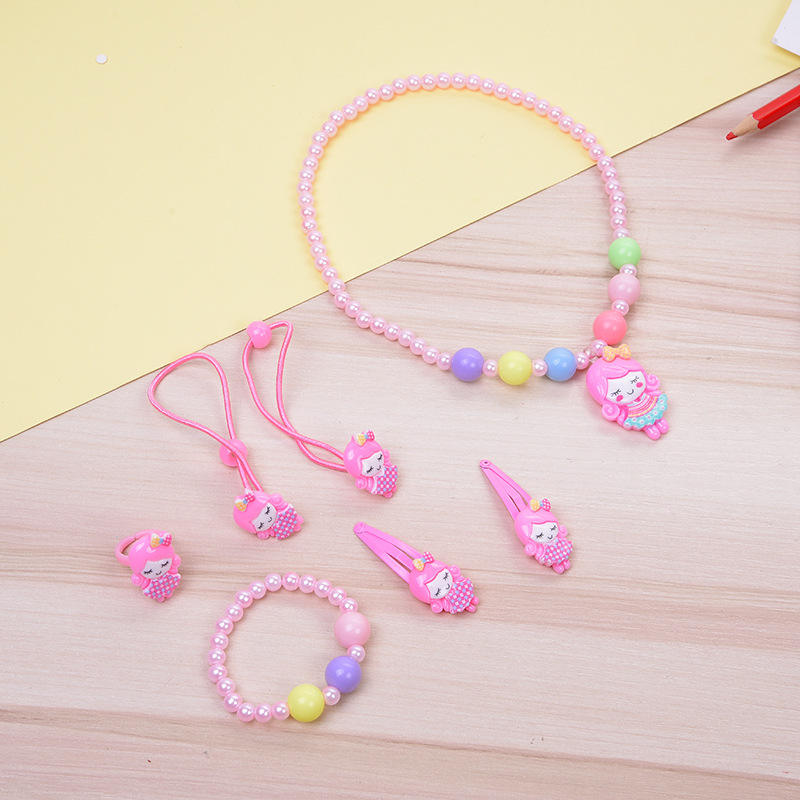 GT Kids Bracelet Set Lovely Princess Beads Necklace