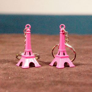 Porte-clés en métal rétro <span class=keywords><strong>3D</strong></span> coloré en forme de Tour Eiffel, souvenir de voyage à <span class=keywords><strong>Paris</strong></span>, cadeau pour couple et ami - Product Image 6