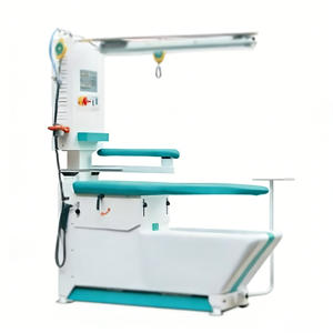 Mesa de planchado multifuncional de lujo de 220V con función de succión y soplado, pistola quitamanchas, plancha de vapor y caldera incorporada. - Product Image 1