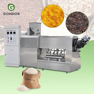 Petit <span class=keywords><strong>couscous</strong></span> artificiel automatique de processus d'extrudeuse jumelle de riz fortifié font la ligne de production de machine usine - Product Image 1