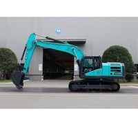 Excavatrice hydraulique SWE210F de 21 tonnes avec pelle à roche et brise-roche pour les travaux miniers, la construction, les travaux de terrassement lourds et les projets de carrière