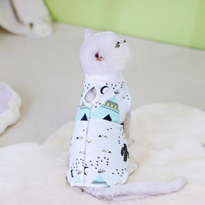 Esterilización de gatos Ropa quirúrgica Cachorro Gato Recuperación Traje de destete Mascota Herida abdominal Traje ceñido Anti-Lamer Onesies para perros - Product Image 1