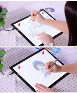 Gradation A3 A4 Led Tracing Pad Light LED Copy Board Architect <span class=keywords><strong>Planche</strong></span> <span class=keywords><strong>à</strong></span> <span class=keywords><strong>dessin</strong></span> pour enfants Bons outils de <span class=keywords><strong>dessin</strong></span> - Product Image 3