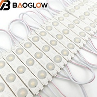 Module LED étanche IP65 2835 avec support en cuivre et plaque de base en aluminium 1,5W 160 °   Module LED AC 220V pour enseigne lumineuse LED