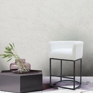 Sillas de <span class=keywords><strong>Bar</strong></span> thương mại khung kim loại màu trắng thanh phân thoải mái Truy cập Chiều cao thanh phân - Product Image 6