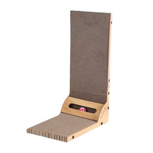 L-shaped <b>cat</b> <b>scratching</b> <b>post</b>, vertical <b>cat</b> <b>scratching</b> pillar, wear-resistant and non-shedding corrugated cardboard, - Product Image 5