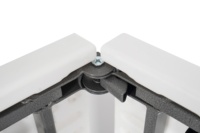 Vente en gros Table pliante de jardin de 6 pieds Tables pliantes en plastique de jardin extérieur pour événement