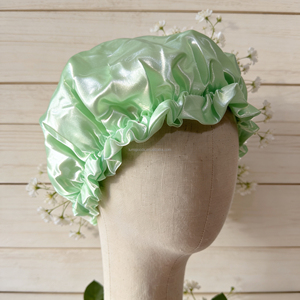 Bonnet de nuit <span class=keywords><strong>LUMI</strong></span> de luxe en satin pour femmes, anti-chute de cheveux, confortable, imperméable, réutilisable, personnalisable - Product Image 2