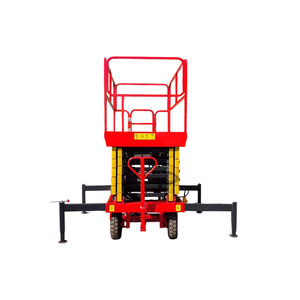 Nueva plataforma elevadora de tijera móvil eléctrica hidráulica de 4-18m con Motor, plataforma elevadora de tijera eléctrica hidráulica, carretilla elevadora a la venta - Product Image 6