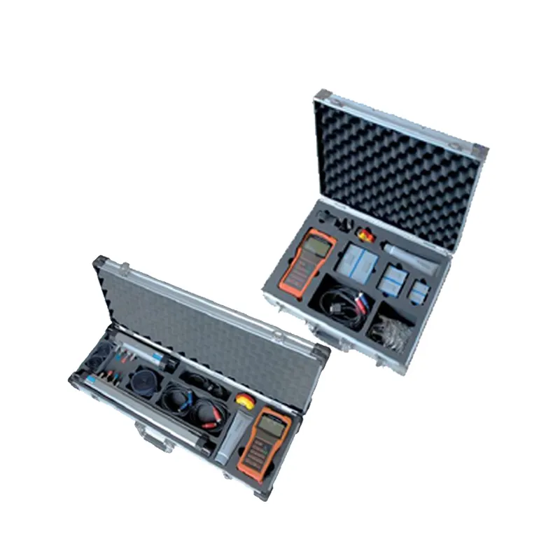 Digitale Ultrasone Flow Meter Met Standaard Transducer Handheld Ultrasone Flowmeter