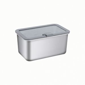 Wholesale Stainless Steel Rectangular <b>Lunch</b> <b>Box</b> Silicone-Sealed Transparent Lid Microwave Safe BPA Free Plastic Cute Design - Product Image 6