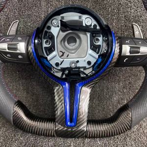 <span class=keywords><strong>Volante</strong></span> Deportivo de Fibra de Carbono y Cuero con LED <span class=keywords><strong>M</strong></span> Performance para <span class=keywords><strong>BMW</strong></span> E92 E90 E70 E71 F10 F20 F30 F22 F45 F06 F12 F13 F02 M3 M5 F40 - Product Image 4