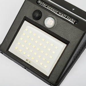 Lampada da parete ad energia solare Night home Passage light lampione stradale ricaricabile 40 Led esterno applique da parete impermeabile 800mah batteria - Product Image 2