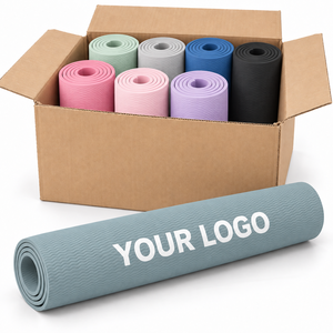Lot de 10 tapis de yoga doux au toucher avec impression personnalisée sur carton pour les clubs de yoga et les <span class=keywords><strong>cours</strong></span> en groupe - Product Image 1