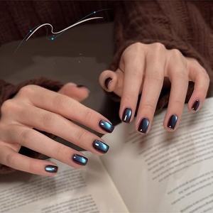 6 Colors Glitter Holographic Nail Polish Set, UV Cure <b>Gel</b> for DIY Manicure Cat Eye <b>Gel</b> Nail Polish <b>Kit</b> - Product Image 2