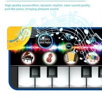 Educational Music Pad Portable Musical Instrument Electric Pedal Piano Keyboard Mat Musical Floor Mat for Kids