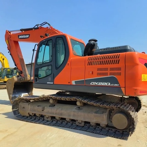 Strong Power Used 20Ton Doosan DX220 Crawler Excavator Original Mining <b>Construction</b> <b>Machinery</b> for sale - Product Image 4
