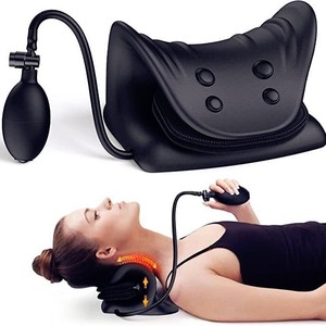 's New PU <b>Foam</b> Airbag Traction Pillow with Cervical <b>for</b> Neck Support <b>Shape</b> Wholesale Factory Direct - Product Image 1