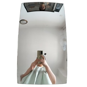 Hoja de <span class=keywords><strong>espejo</strong></span> convexo de vidrio 305x407mm 330x407mm Recubierto <span class=keywords><strong>por</strong></span> <span class=keywords><strong>espejo</strong></span> de aluminio para espejos laterales de camiones - Product Image 1