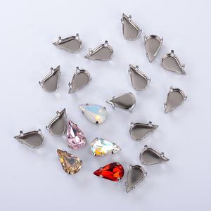 <span class=keywords><strong>Prix</strong></span> de gros Pierres de cristal K9 multicolores Cristaux à coudre pour robe de mariée Chaussures Sacs - Product Image 6