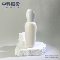 Usine Stock 40ml Oblique Rond Grain Bouteille Lotion d Fond de Teint BB Crème Isolation Crème Divisé Emballage Bouteille En Verre