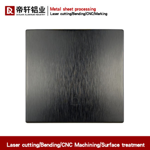 Venta al por mayor, grabado, aleación de aluminio anodizado, cubierta de aluminio cepillado en blanco - Product Image 2