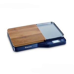 Planche à découper en bois Veidt de 5 kg avec balance électronique en acier inoxydable, double usage cuisine et pâtisserie, 14192-119B - Product Image 4