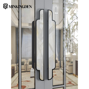 New Chinese Style Glass <strong>Door</strong> Handle Hotel Conference Private Room Push Pull Solid Wood Entrance Main Gate Long Handrail <strong>Bar</strong> - Product Image 2
